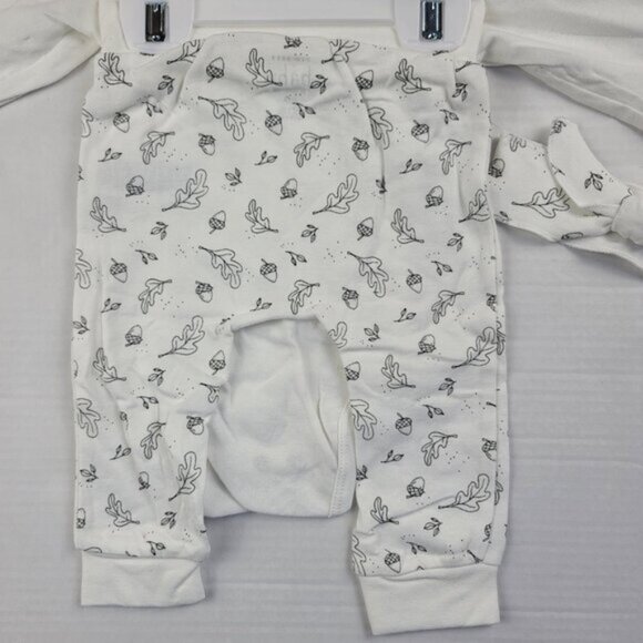 Rae Dunn Happy Fall Yall 3 Piece Outfit Set 6-9 Months Onesie Pants Headband - Picture 8 of 10